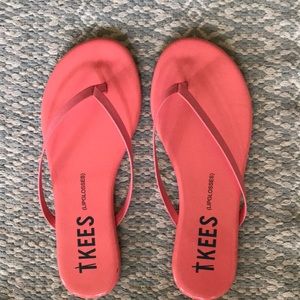 Tkees sandals pink 6 new
